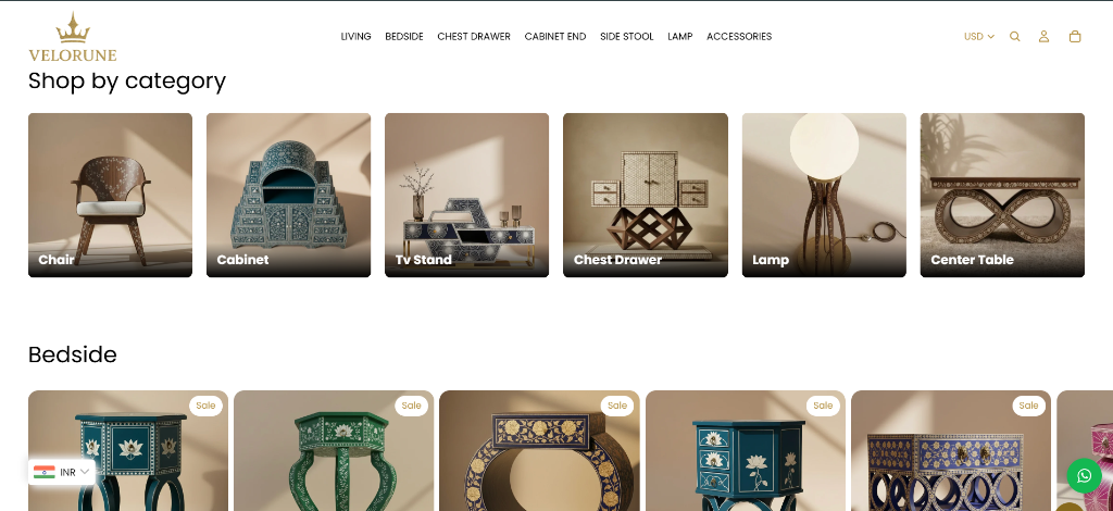 Velorune Homepage